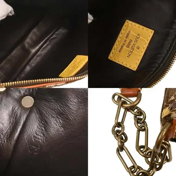 Louis Vuitton Monogram Trompe L'oeil Velvet Pochette Brown - Picture 3 of 4